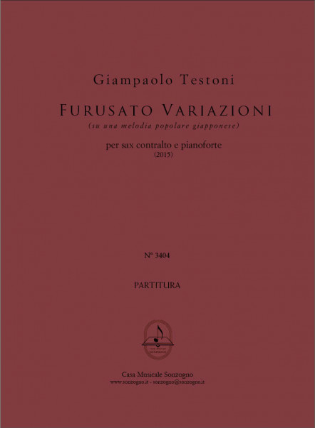 Furusato Variazioni per sax contralto e pianoforte