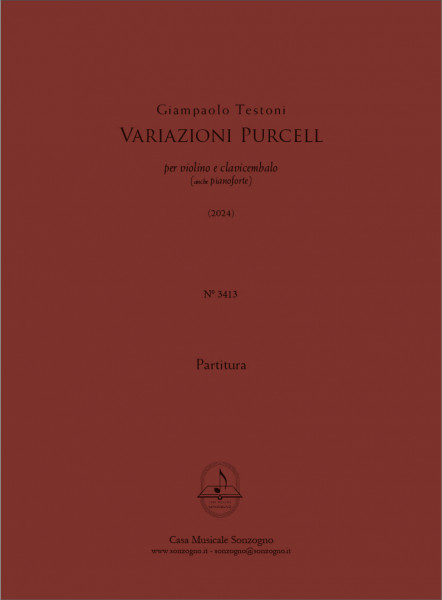 Variazioni Purcell per violino e clavicembalo (o pianoforte)