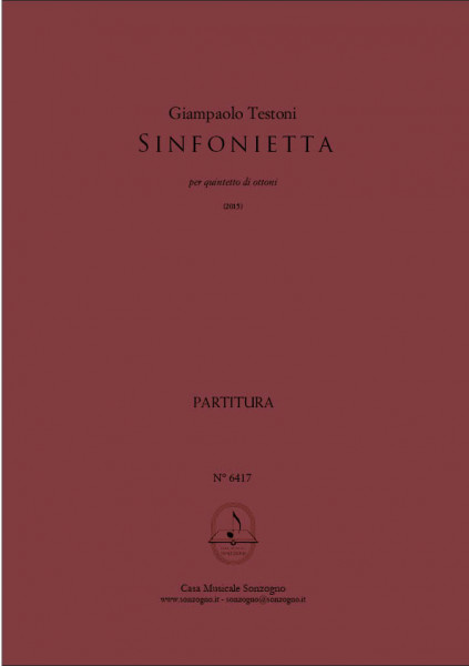 Sinfonietta per quintetto d?ottoni