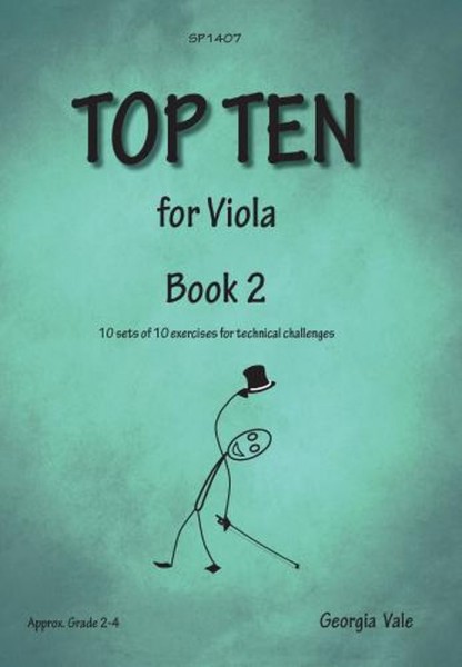 Top Ten for Viola Book 2 10 sets of 10 exercises for technical challenges