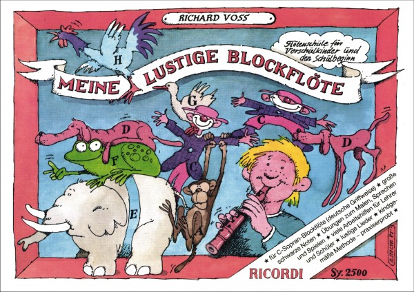 Meine lustige Blockflöte Band 1 (deutsche Griffw.)