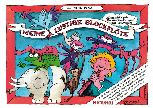 Meine lustige Blockflöte Band 1 (barocke Griffw.)