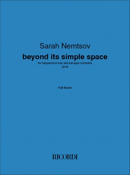 beyond its simple space for harpsichord solo and baroque orchestra