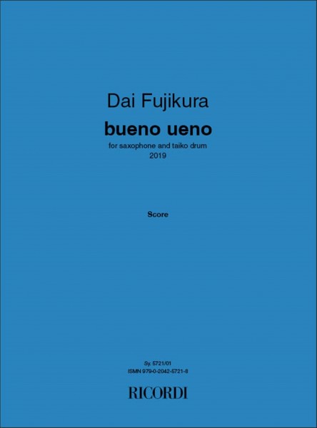 bueno ueno for saxophone and taiko drum