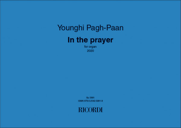 In the Prayer for organ (2020)