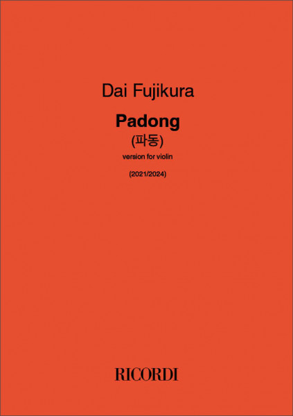 Padong violin version (2021/2024)