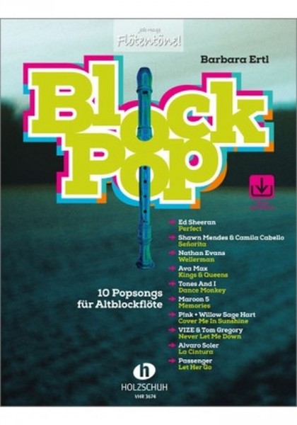 Block Pop 10 Popsongs Für Altblockflöte