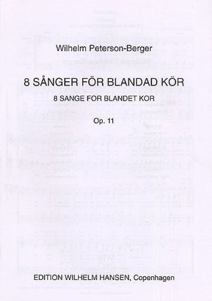 Eight Songs Op. 11
