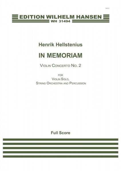 In Memoriam, Violin Concerto No. 2