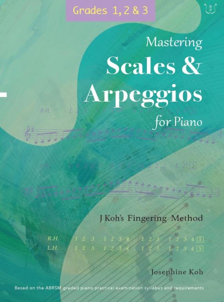 Scales and Arpeggios for Piano Grades 1-3 J. Koh's Fingering Method, Grades 1,2 and 3