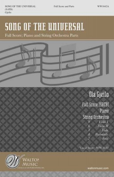 Song Of The Universal SATB - Full Score and Parts