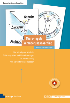 Micro-Inputs Veränderungscoaching: Die wichtigsten Modelle, Erklärungshilfen und Visualisierungen für das Coaching von Veränderungsprozessen. Mit Online-Angebot