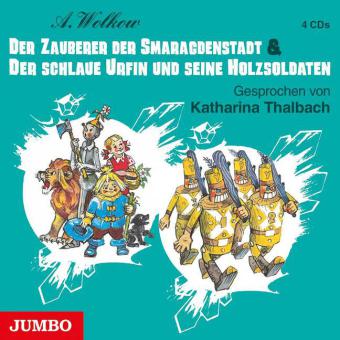Der Zauberer der Smaragdenstadt & Der schlaue Urfin und seine Holzsoldaten, 4 Audio-CDs: 304 Min.. CD Standard Audio Format. Lesung