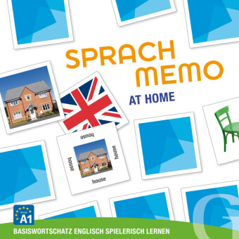 Sprachmemo Englisch: At Home (Spiel): Basiswortschatz Englisch spielerisch lernen / Sprachspiel. Niveau A1