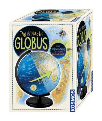 Tag & Nacht Globus: Mit Beleuchtung für coolen Wechseleffekt