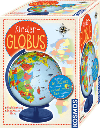 Kinder-Globus: Spezialeffekt im Dunkeln