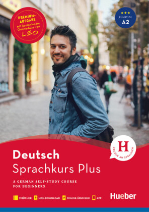 Hueber Sprachkurs Plus Deutsch A1/A2 - Premiumausgabe, m. 1 Beilage, m. 1 Beilage: A German Self-Study Course for Beginners / Buch mit Begleitbuch. Mit Online-Zugang. Zielniveau A2