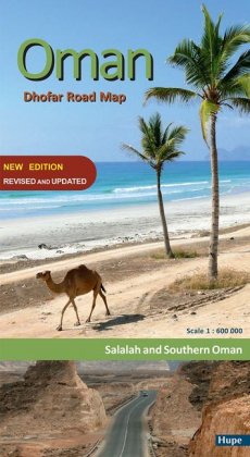 Oman: Dhofar Road Map: Salalah and Southern Oman. GPS-taugliche Straßenkarte. 1:600000