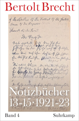 Notizbücher 13-15: 1921-1923