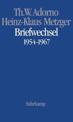Musikalischer Briefwechsel (AT): (war als Band 6: Adorno/Metzger Briefwechsel angekündigt, 2012)