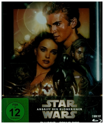 Star Wars Episode 2, Angriff der Klonkrieger, 2 Blu-ray (Steelbook Edition): 142 Min.
