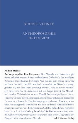 Anthroposophie: Ein Fragment aus dem Jahre 1910
