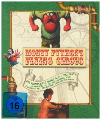 Monty Python's Flying Circus - Die komplette Serie, 7 Blu-ray Staffel.1-4: 1333 Min.