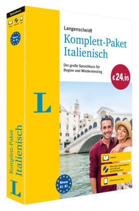 Langenscheidt Komplett-Paket Italienisch: Der große Sprachkurs für Anfänger und Wiedereinsteiger - mit CDs, MP3-Download und Vokabeltrainer-App