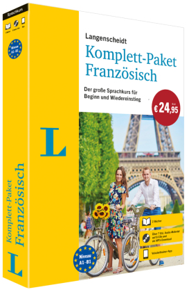 Langenscheidt Komplett-Paket Französisch: Der große Sprachkurs für Anfänger und Wiedereinsteiger - mit CDs, MP3-Download und Vokabeltrainer-App