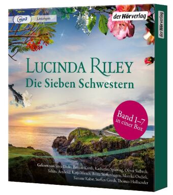 Die Sieben Schwestern-Saga (1-7), 13 Audio-CD, 13 MP3: Die Sieben Schwestern - Die Sturmschwester - Die Schattenschwester - Die Perlenschwester - Die Mondschwester - Die Sonnenschwester - Die verschwundene Schwester. 7062 Min.. Lesung. Gekürzte Ausgabe