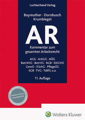 AR - Kommentar: Kommentar zum gesamten Arbeitsrecht