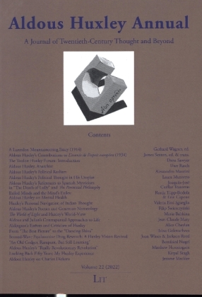 Aldous Huxley Annual: Volume 22 (2022)