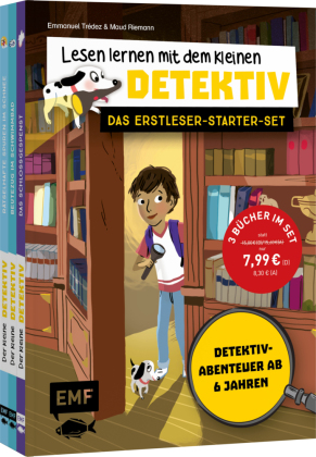 Lesen lernen mit dem kleinen Detektiv: 3 Bücher im Bundle: Das Erstleser-Starter-Set. 3 spannende Detektivabenteuer ab 6 Jahren