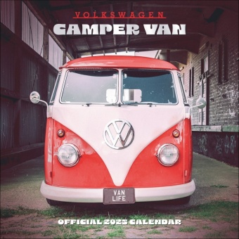 Camper Vans Broschurkalender 2025: Das ganze Jahr auf Reisen mit diesem tollen Wandkalender, der den Camper stilvoll in Szene setzt. 30,5 x 30,5 cm
