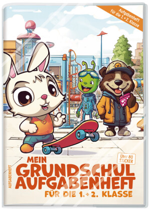 Mein Grundschul-Aufgabenheft 1. und 2. Klasse A5 [ Schulstarter] EM