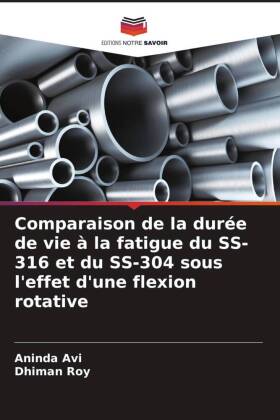 Comparaison de la durée de vie à la fatigue du SS-316 et du SS-304 sous l'effet d'une flexion rotative