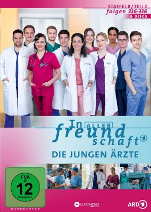 In aller Freundschaft - Die jungen Ärzte, Staffel 8, Teil 2 (Folgen 316-336), Staffel.8.2, 6 DVDs: 1029 Min.