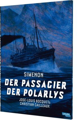 Der Passagier der Polarlys: Comic-Adaption des klassischen Kriminalromans von Simenon über einen Mord auf hoher See