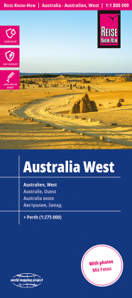 Reise Know-How Australien, West / Australia, West (1:1.800.000): reiß- und wasserfest (world mapping project). 1:1800000