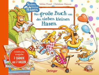 Das große Buch von den sieben kleinen Hasen: Bilderbuch..Sammelband