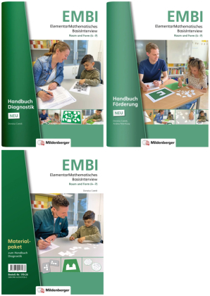 ElementarMathematisches BasisInterview (EMBI) · Raum und Form · Set: Handbuch Diagnostik, Handbuch Förderung, Materialpaket