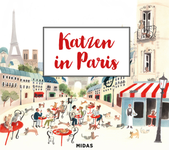 Katzen in Paris: Ein Such- und Findebuch. Bilderbuch.