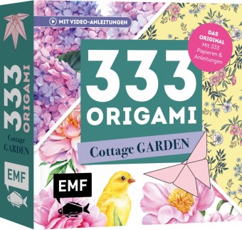 333 Origami - Cottage Garden - Wunderschöne Papiere falten für Blumen-Fans: Das Original: Mit Anleitungen, Videos und 333 Papieren: Hochwertiges Origami-Papier mit 40 verschiedenen floralen Mustern