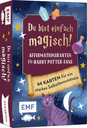 Kartenset: Du bist einfach magisch! Affirmationskarten für Harry Potter-Fans: 64 Karten mit Affirmationen und Impulsen aus der Zauberwelt - Mit positiven Gedanken dein Selbstbewusstsein stärken
