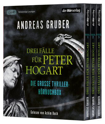 Drei Fälle für Peter Hogart, 6 Audio-CD, 6 MP3: Die große Thriller-Hörbuchbox. 2063 Min.. Lesung.