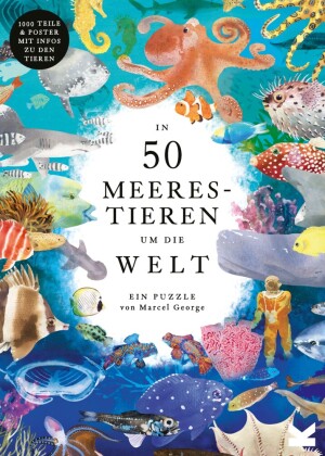In 50 Meerestieren um die Welt: Ein 1000-Teile-Puzzle