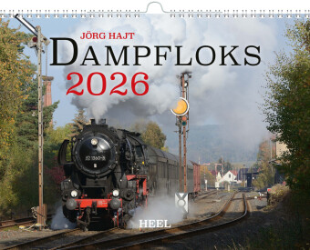Kalender Dampfloks in Farbe 2026 Eintragkalender: Dampflokomotiven Eisanbahn Wandkalender