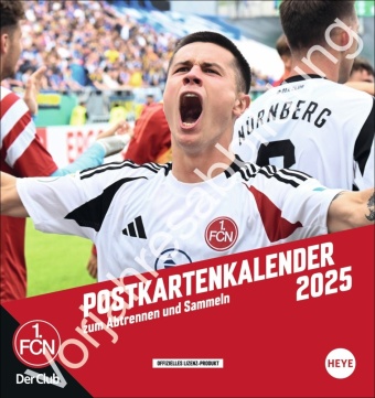 1. FC Nürnberg Postkartenkalender 2026: Fußball-Kalender für den Schreibtisch oder die Wand: Kleiner Postkarten-Fotokalender zum Sammeln und Verschicken. Toller FCN-Fanartikel für jeden Nürnberg-Fan!