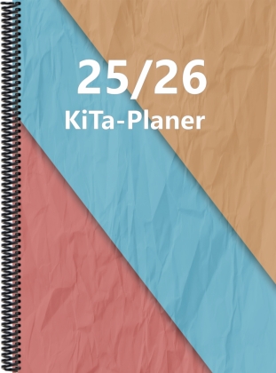 Kita-Planer 2025/26: 1 Woche - 2 Seiten, DIN A4-Format mit Spiralbindung , bunt