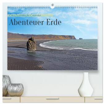 Abenteuer Erde Ein Kalender für Entdecker (hochwertiger Premium Wandkalender 2026 DIN A2 quer), Kunstdruck in Hochglanz: Traumhafte Reiseziele für jeden Monat.
